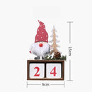 Calendário do Advento de Natal - Decoração Natalina de Mesa