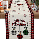 Caminho de Mesa Natalino em Algodão para Decoração Lenogue - Casa Farfelle