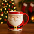 Caneca de Natal em Cerâmica Papai Noel – 330ml - Casa Farfelle
