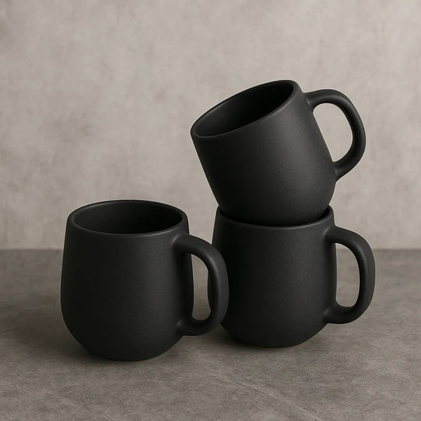 Canecas Bojudas 260ml em Porcelana – Casa Splendida - Casa Farfelle