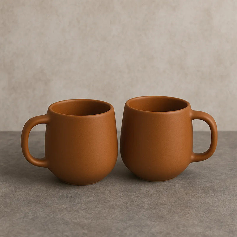 Canecas Bojudas 260ml em Porcelana – Casa Splendida - Casa Farfelle