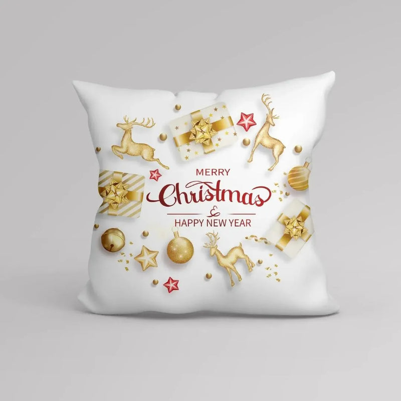 Capa para Almofada de Natal 45x45 para Sofá Decorativa