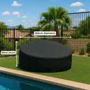 Capa Impermeável para Sofá Redondo de Jardim Chaise UV - Casa Farfelle