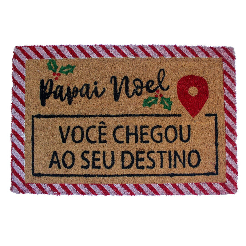 Capacho Para Porta de Entrada de Natal - Casa Farfelle