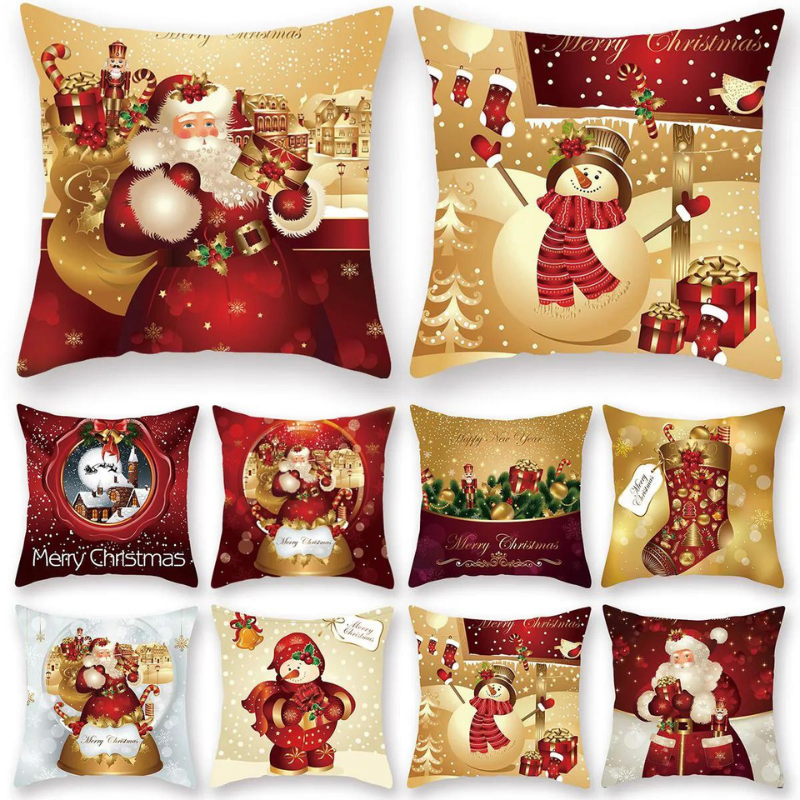Capas de Almofadas de Natal 45x45cm - Casa Farfelle