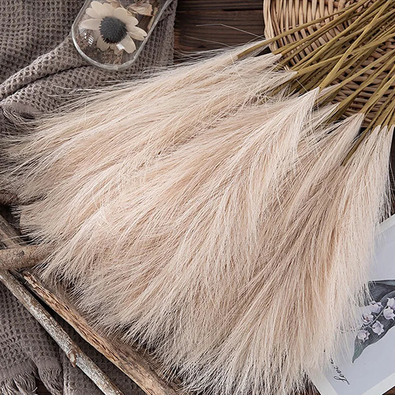 Capim dos Pampas Artificial 3 Peças 70 cm - Casa Farfelle