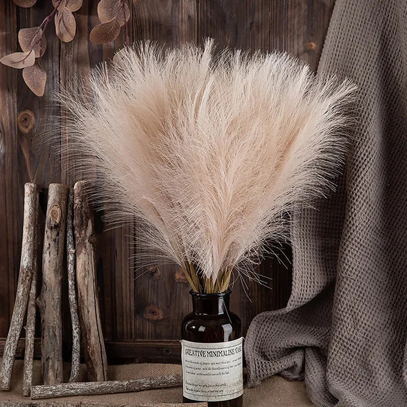 Capim dos Pampas Artificial 3 Peças 70 cm - Casa Farfelle