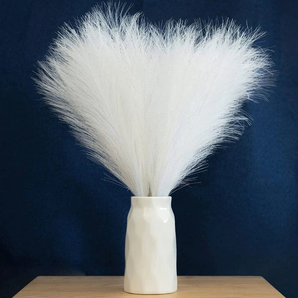Capim dos Pampas Pluma Artificial para Decoração 3 Peças - Casa Farfelle