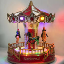 Carrossel de Natal Musical com Luz Decorativa - Casa Farfelle