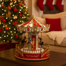 Carrossel de Natal Musical com Luz Decorativa - Casa Farfelle