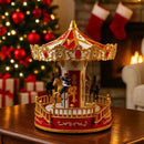 Carrossel de Natal Musical com Luz Decorativa - Casa Farfelle