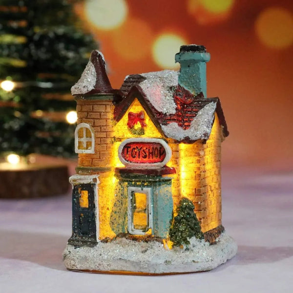 Casa de Luz de Resina de Natal - Casa Farfelle