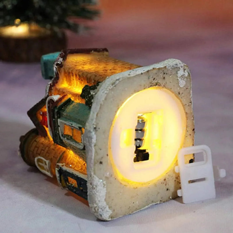 Casa de Luz de Resina de Natal - Casa Farfelle