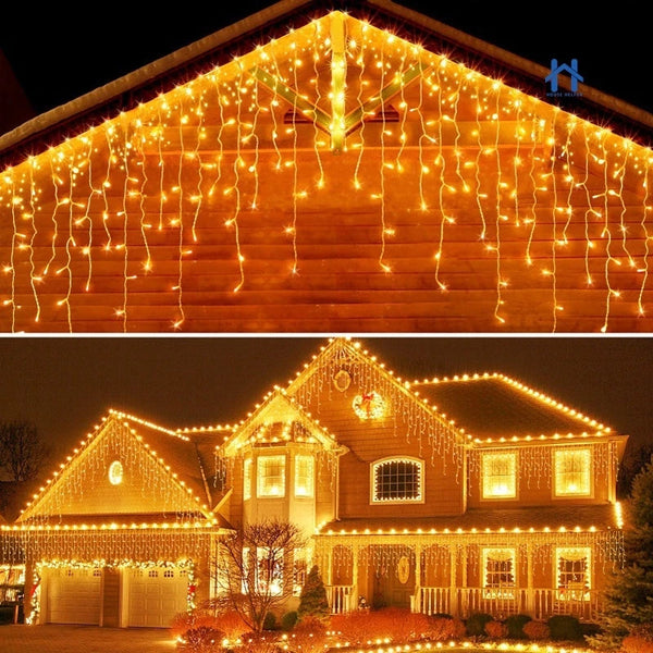 Cascata Natalina 400 LEDs 10 Metros - Casa Farfelle