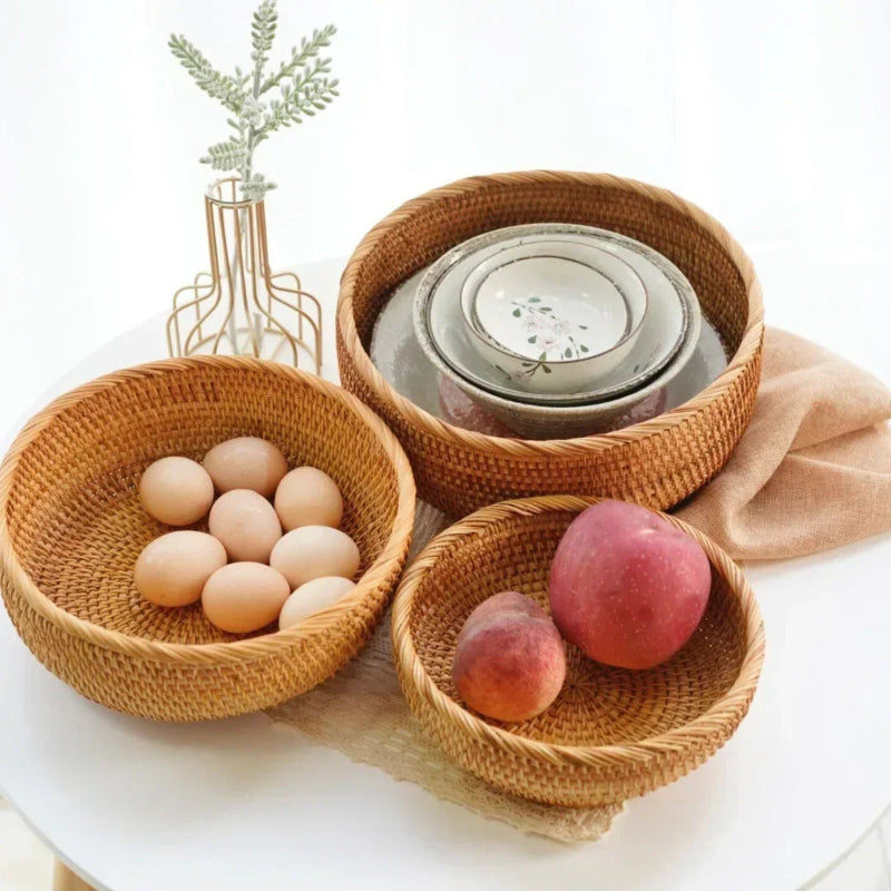 Cesta de Frutas Redonda Solea - Casa Farfelle