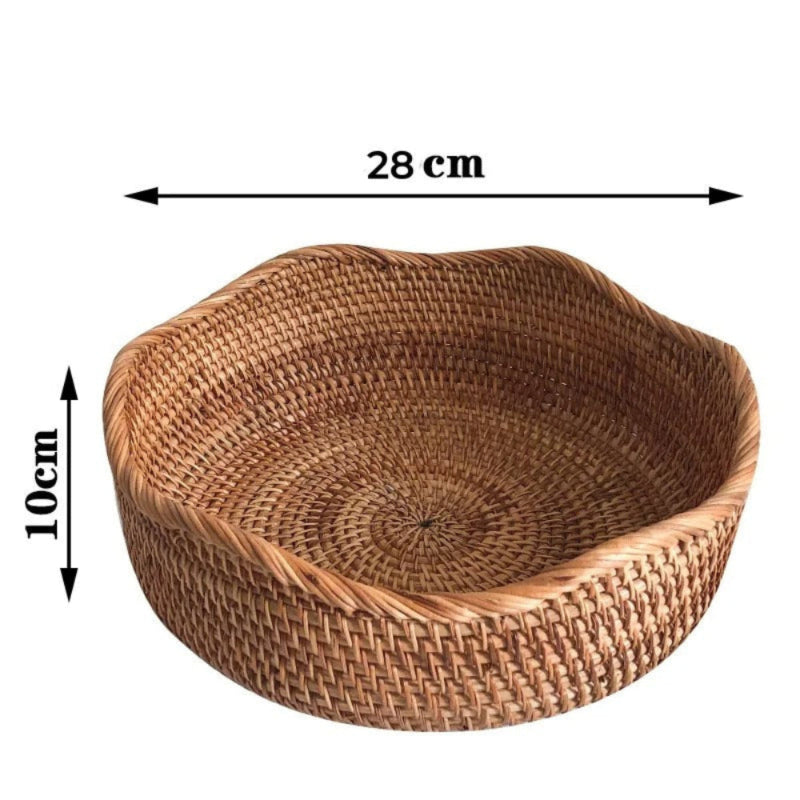 Cesta de Vime café da manhã - Casa Farfelle