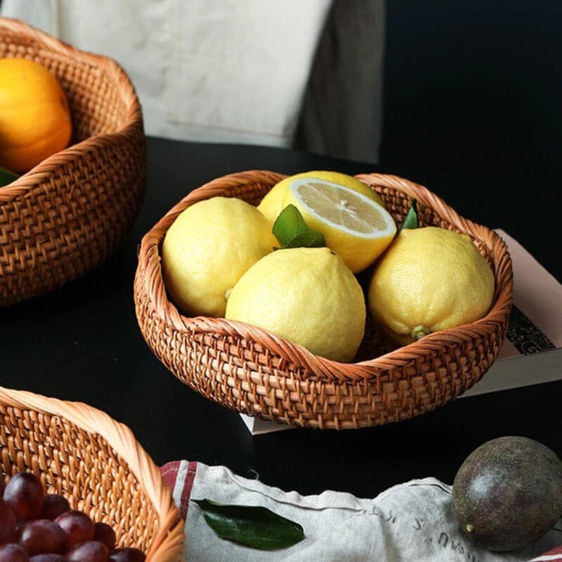 Cesta de Vime café da manhã - Casa Farfelle