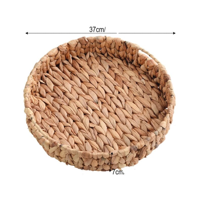 Cesta de Vime Redonda Faenza - Casa Farfelle