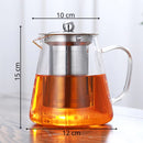 Chaleira de Vidro com Infusor De Inox 750ml - Casa Farfelle