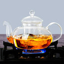 Chaleira de Vidro com Infusor Refratária - Casa Farfelle