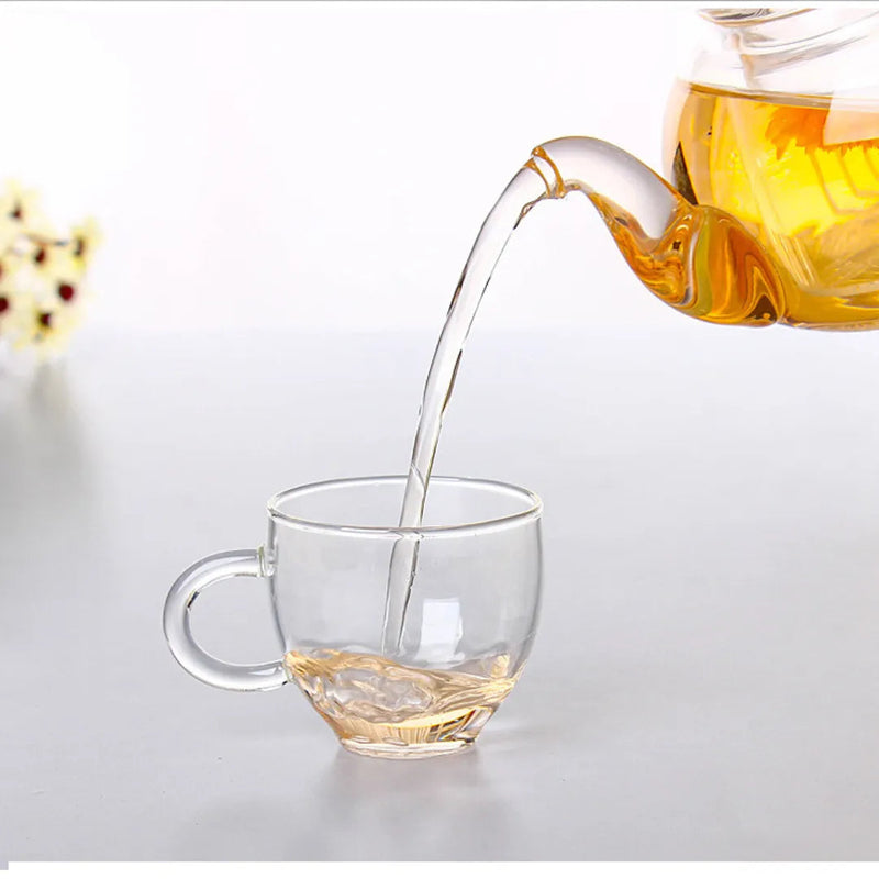 Chaleira de Vidro com Infusor Refratária - Casa Farfelle