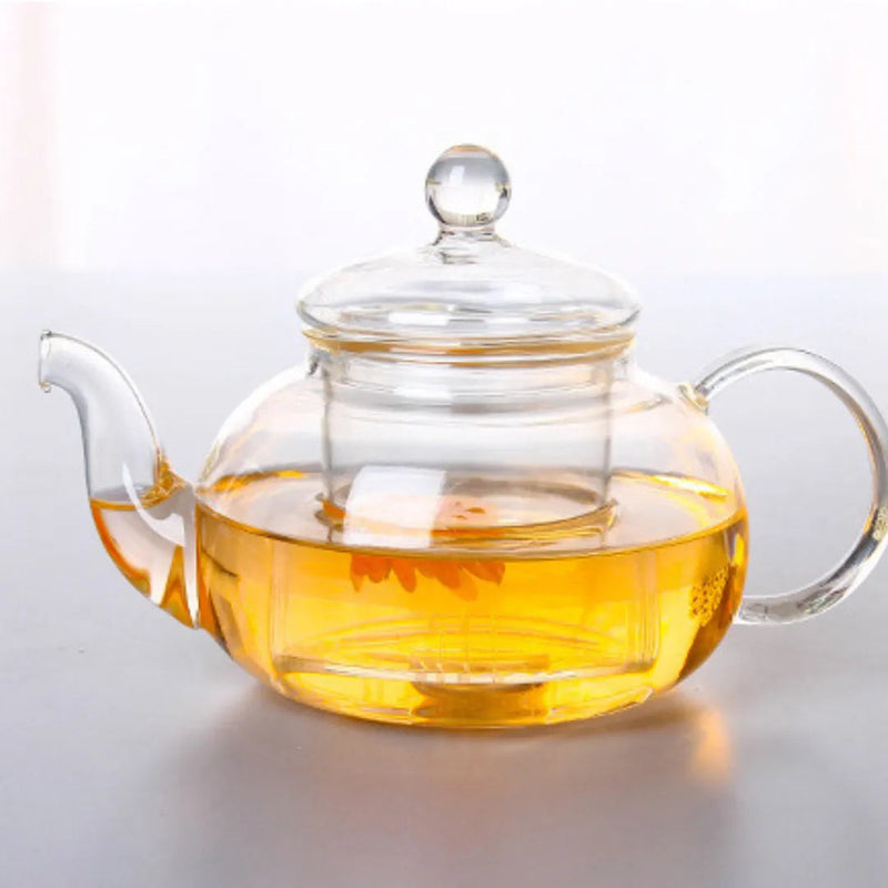 Chaleira de Vidro Com Infusor Refratária Casa Splêndida - Casa Farfelle