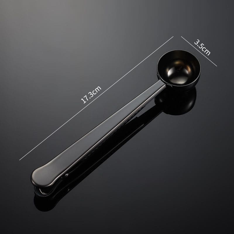 Colher para Café com Presilha Inox Prendedor de Embalagem Polihousi - Casa Farfelle