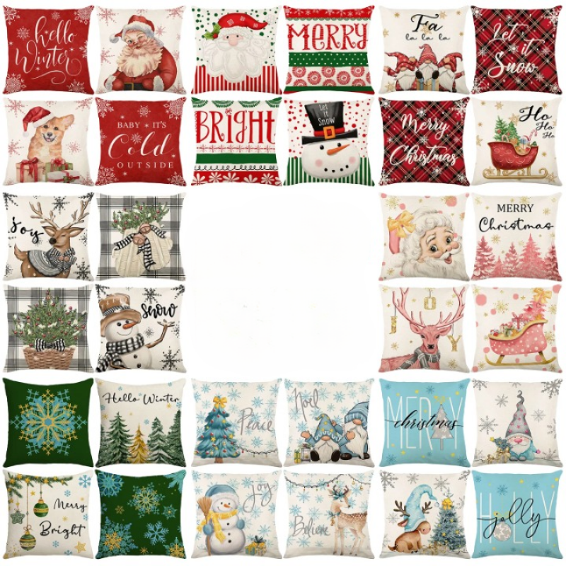 Conjunto 4 Capas Almofada de Natal - Casa Farfelle