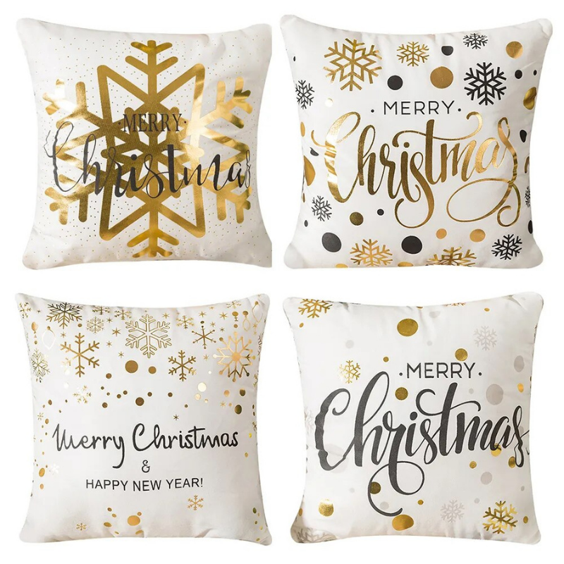 Conjunto 4 Capas Almofada de Natal - Casa Farfelle