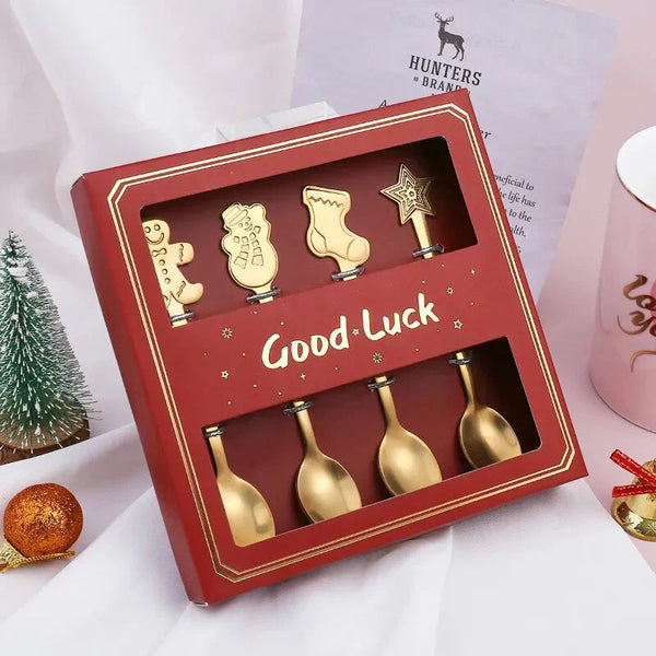 Conjunto Colheres Decorativas de Natal - Casa Farfelle