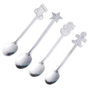 Conjunto Colheres Decorativas de Natal Silver - Casa Farfelle