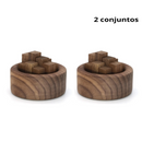 Conjunto de Difusores de Óleo Essencial em Madeira - Casa Farfelle
