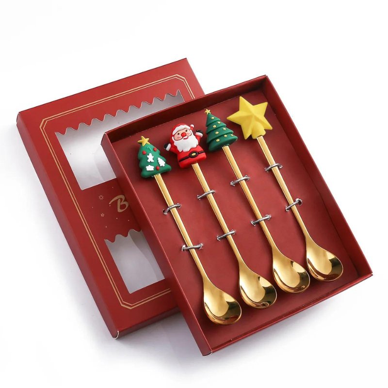 Conjunto de Talheres Decorativos Natal - Casa Farfelle