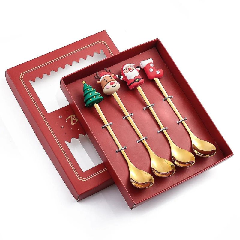 Conjunto de Talheres Decorativos Natal - Casa Farfelle