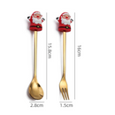 Conjunto de Talheres Decorativos Natal - Casa Farfelle