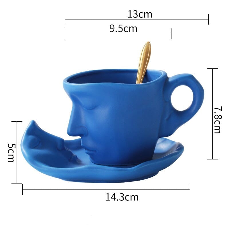 Conjunto de Xícaras Bacio - Casa Farfelle