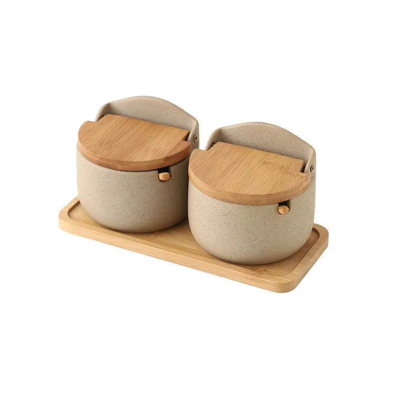 Conjunto Saleiro e Açucareiro Biancco - Casa Farfelle