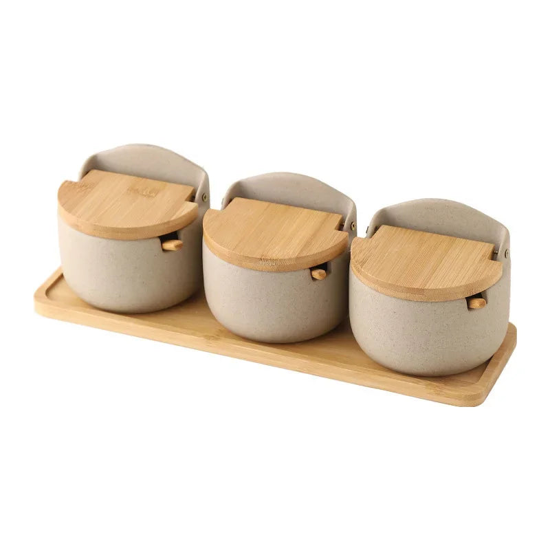Conjunto Saleiro e Açucareiro Biancco - Casa Farfelle