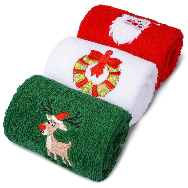 Conjunto Toalhas de Mãos Decoração de Natal - Casa Farfelle