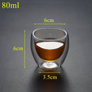 Copo de Vidro Parede Dupla Cantinho do Café e Chá Polihousi - Casa Farfelle