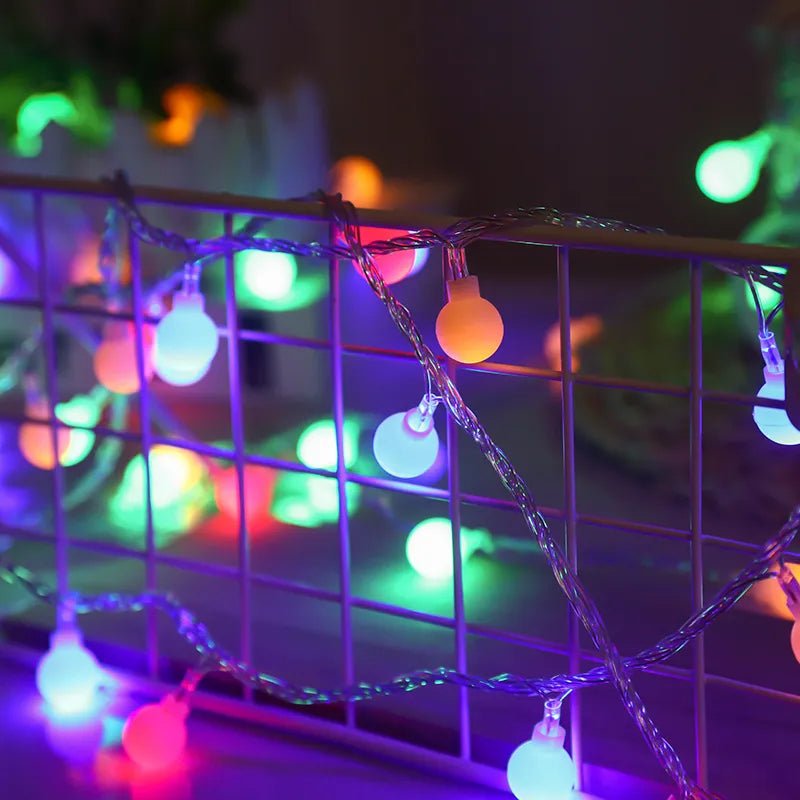 Cordão de luzes decorativa Bivolt de natal 6 metros - Casa Farfelle