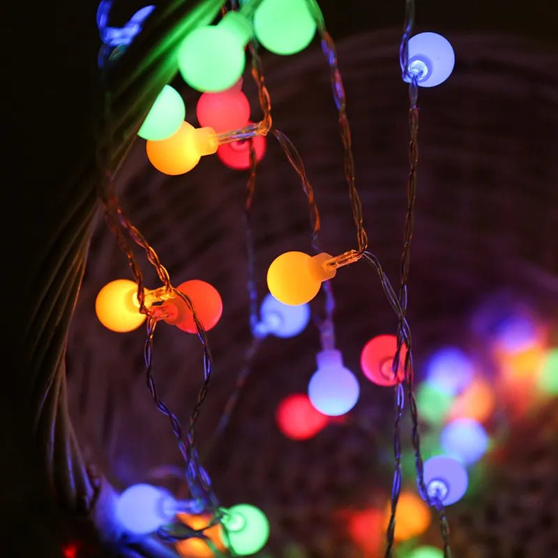 Cordão de luzes decorativa Bivolt de natal 6 metros - Casa Farfelle