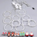 Cortina de Luzes Led para Decoração de Natal Lenogue - Casa Farfelle