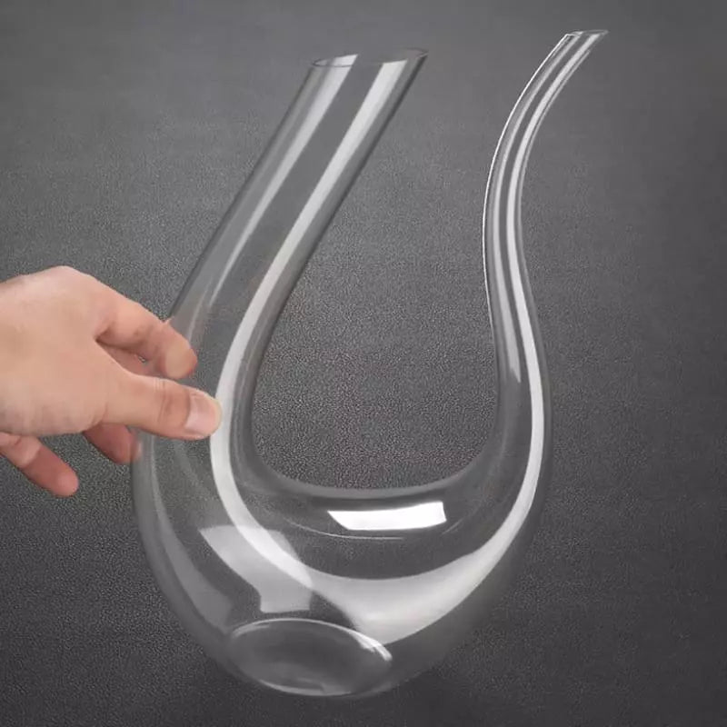 Decanter de Vinho Recipiente de Vidro Cisne Decantador Polihousi - Casa Farfelle