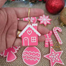 Decoração de Natal 13 peças Enfeites para Árvore - Casa Farfelle