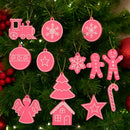 Decoração de Natal 13 peças Enfeites para Árvore - Casa Farfelle