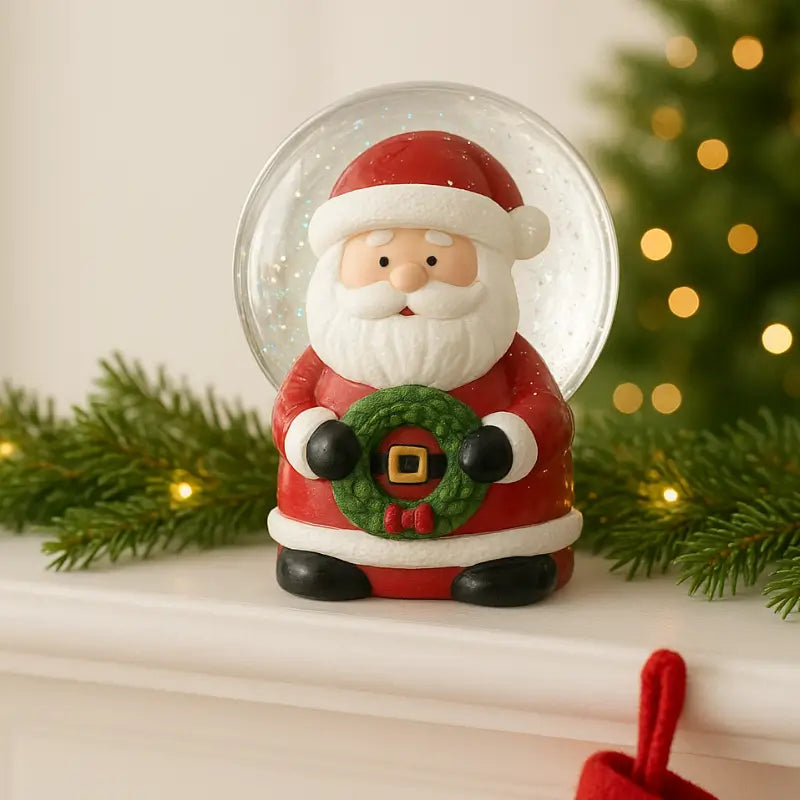 Decoração de Natal Globo de Neve em Vidro - Casa Farfelle