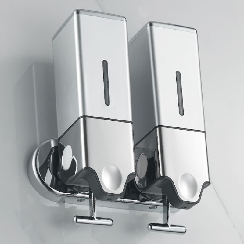 Dispenser de Sabonete Líquido Shampoo Condicionador Quadrado Polihousi - Casa Farfelle