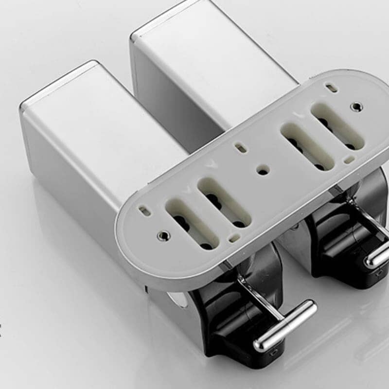 Dispenser de Sabonete Líquido Shampoo Condicionador Quadrado Polihousi - Casa Farfelle