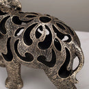 Escultura Elefante Oco em Resina - Estilo Retro - Casa Farfelle